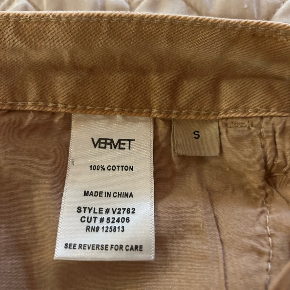 Women's Tan Jean Shorts